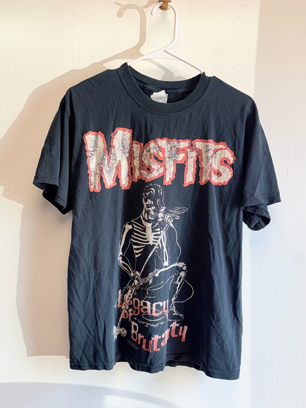 Misfits Vintage 1999 Legacy of Brutality Glenn Dnazing Distressed Shirt Medium